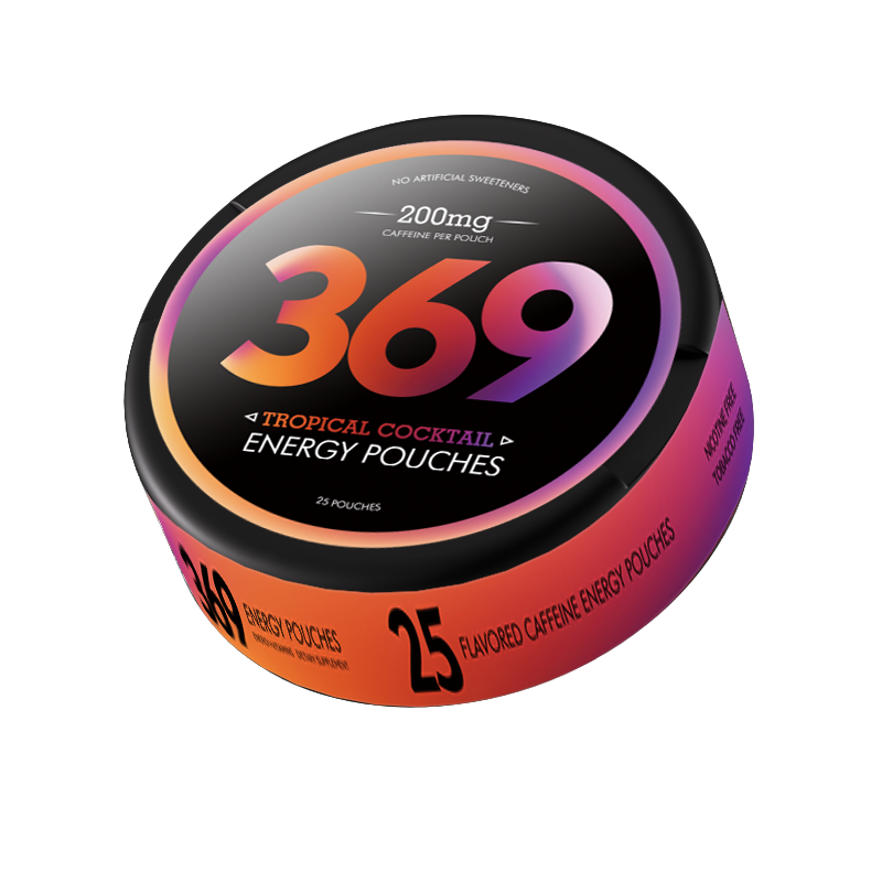 369 Energy Caffeine Pouches Tropical Cocktail