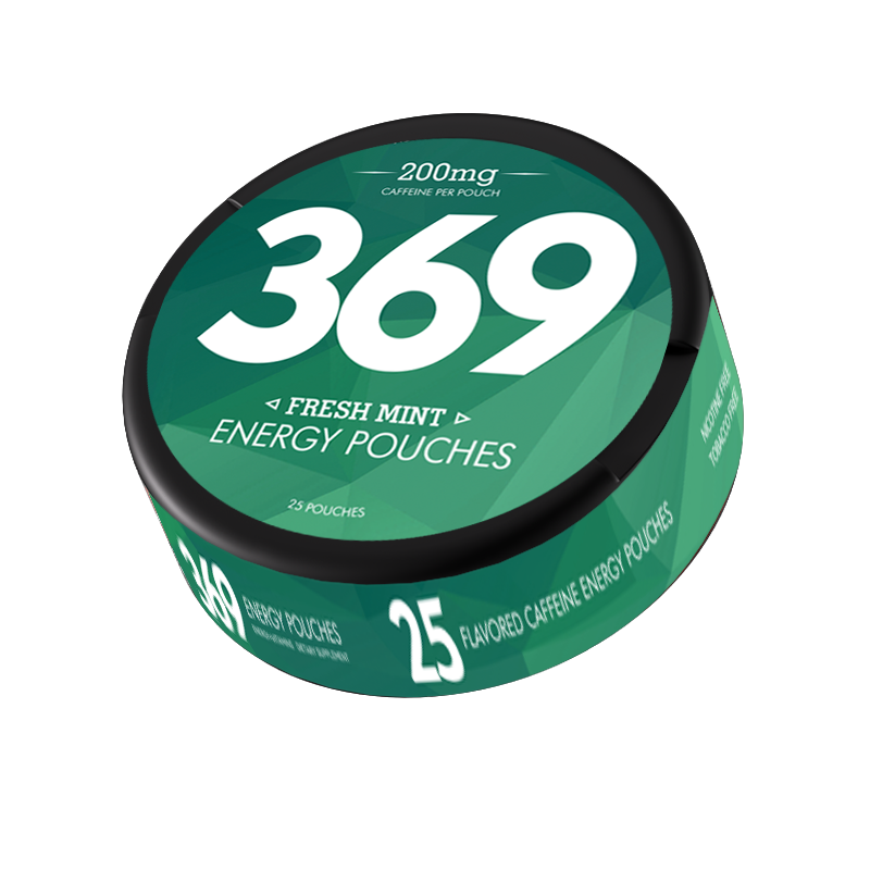 369 Energy Caffeine Pouches Fresh Mint