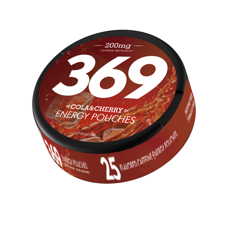 369 Energy Caffeine Pouches Cola Cherry